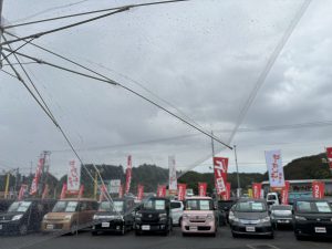 あいにくの雨ですが、、☂