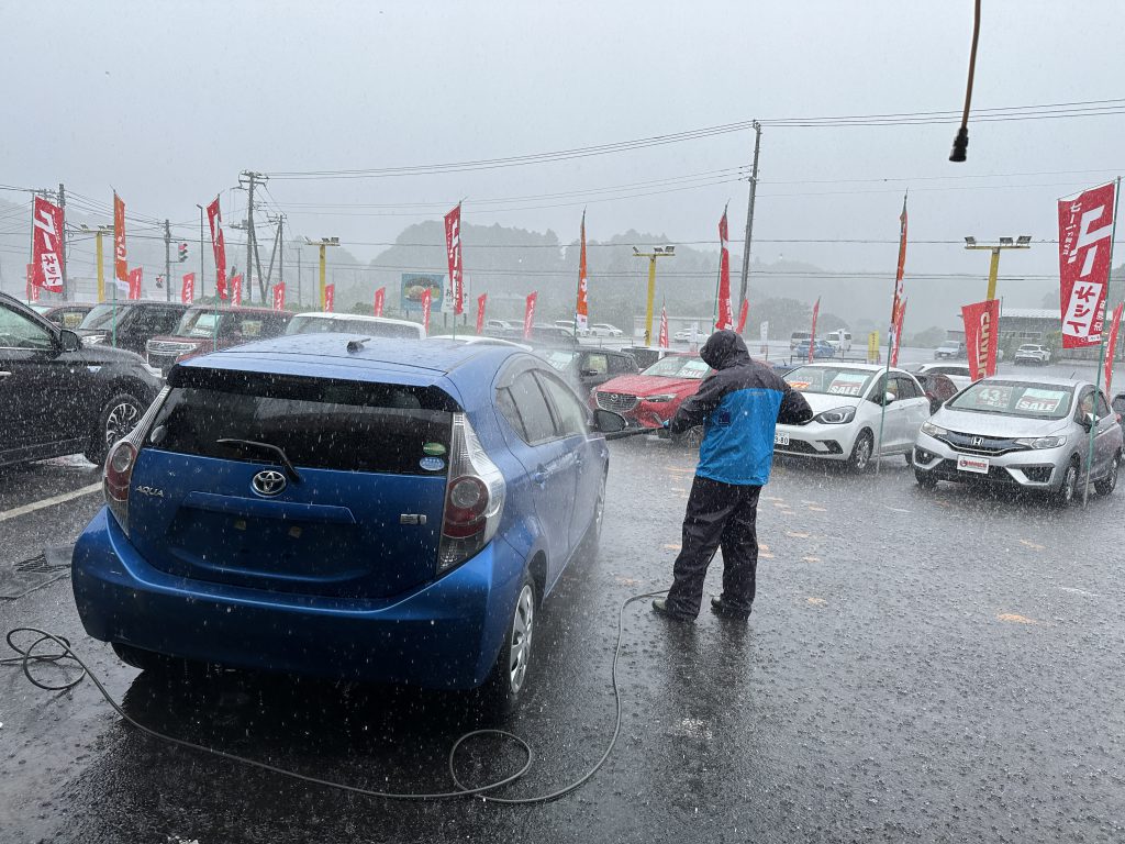 冠水しないように☔