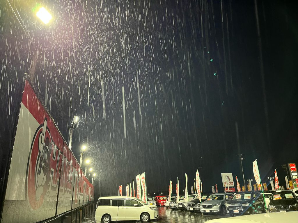 雨にご注意！！