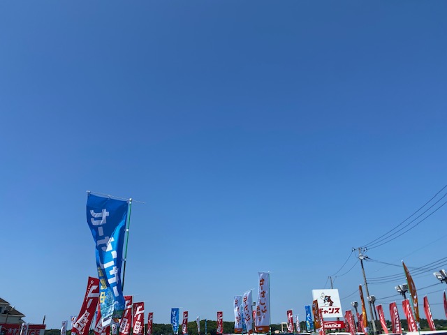 今日はいい天気。