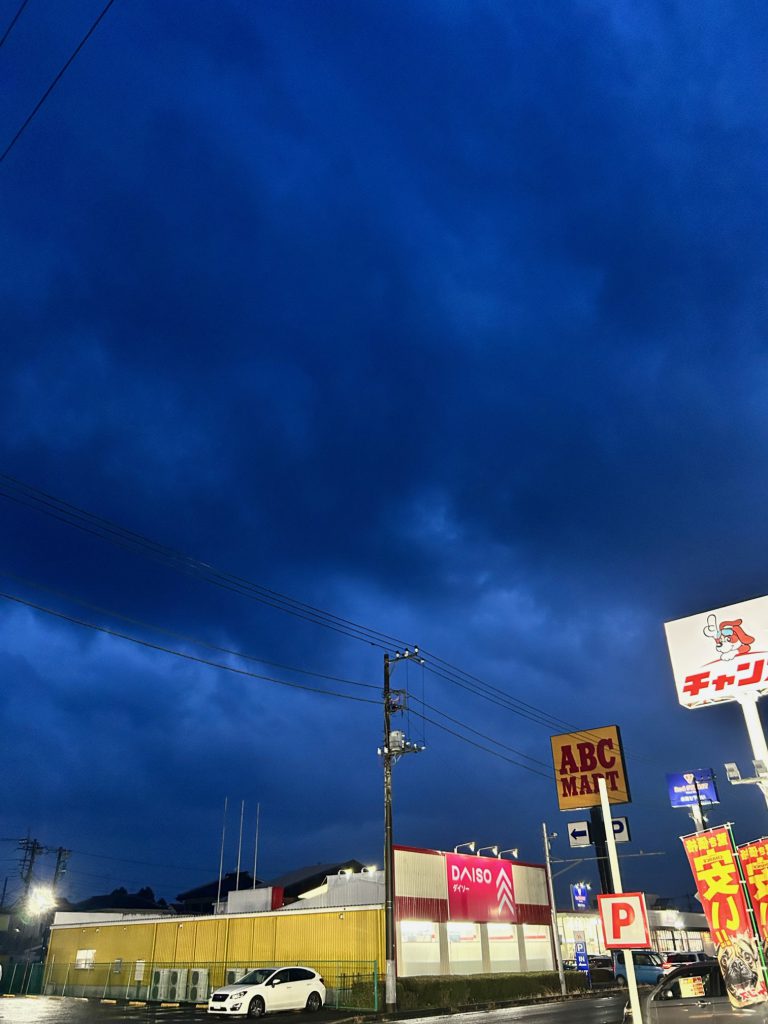 曇天とはまさにこの事☁