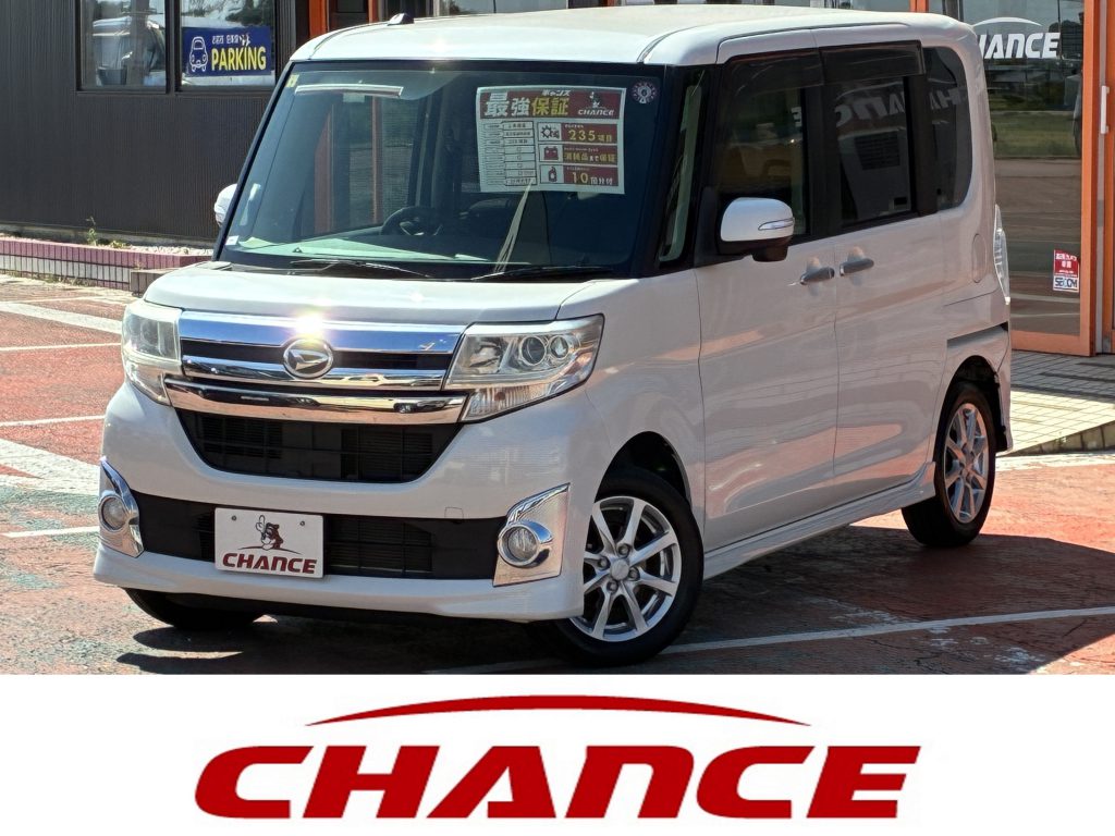 H26年式ダイハツ・タントカスタムのご紹介！デザインと実用性を兼ね備えた一台