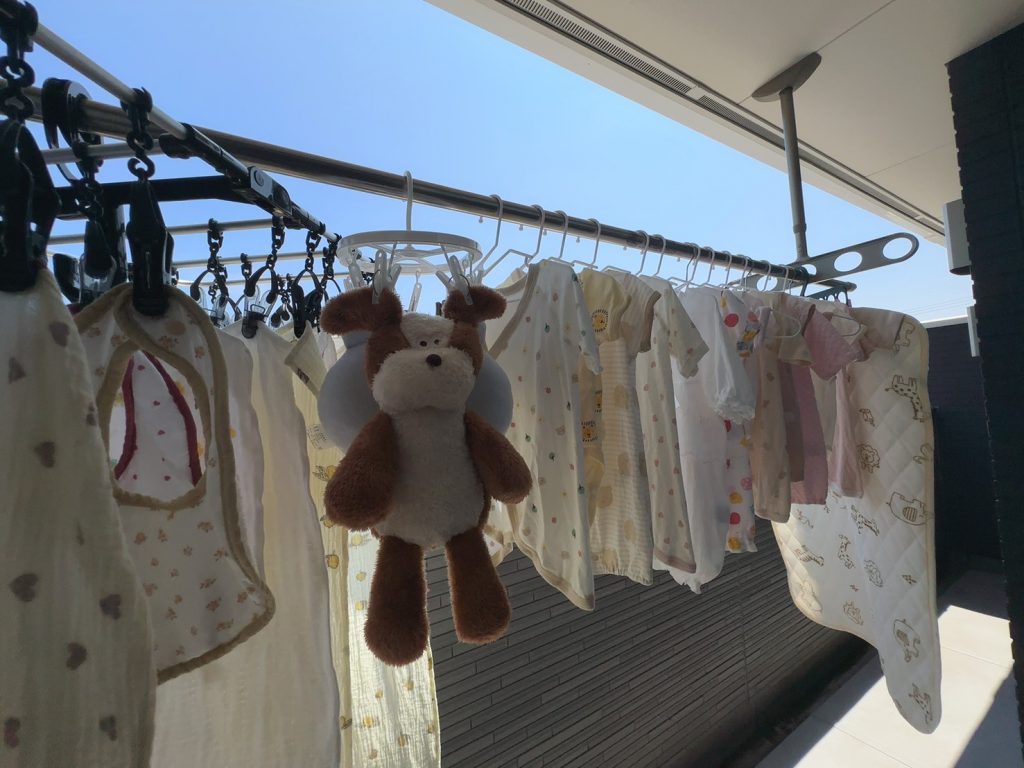 ベランダに小さな幸せ