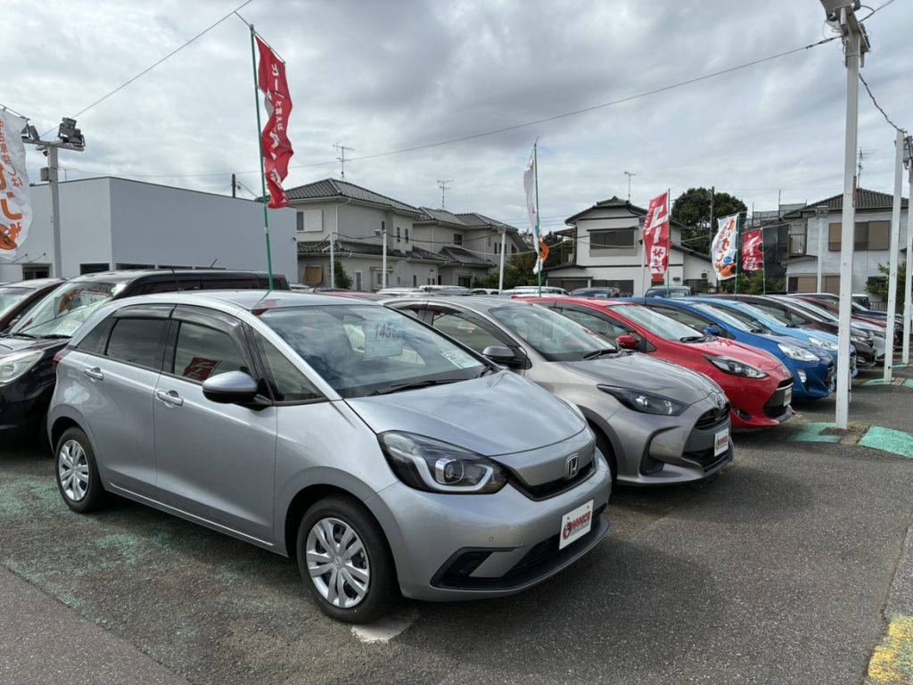 商品車の並べ替えをしました！