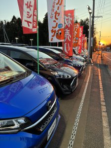 展示車入れかえ