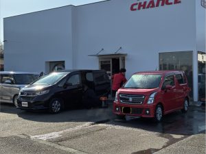 みんなで洗車.。o○