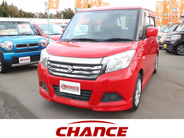 【タイトル】鮮やかなレッド！H29年式 スズキ ソリオがお求めやすい価格で登場🚗✨
