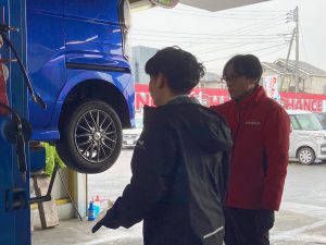 タイヤ交換デビュー✨