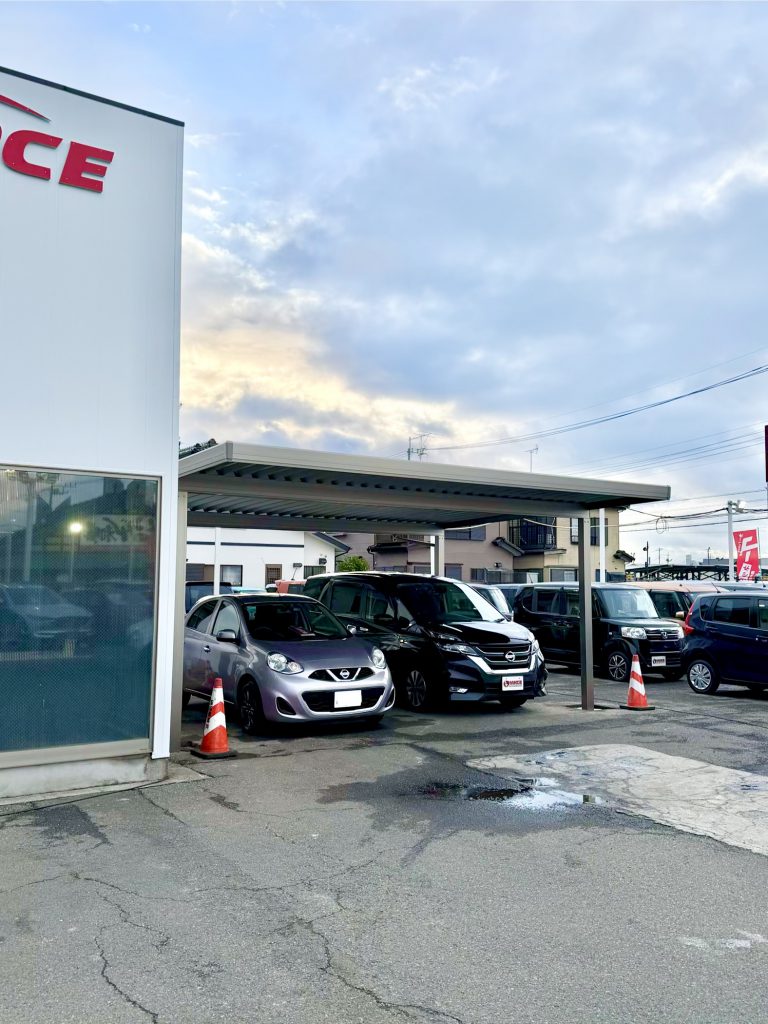 🎉当店に念願のカーポートが完成しました!!🎉