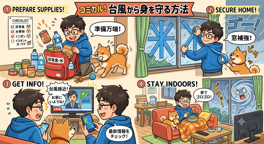 台風から
