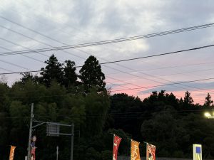 綺麗な夕日