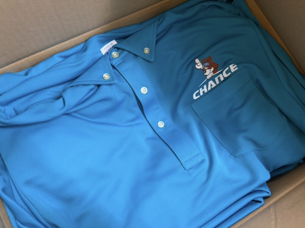 新しく👕