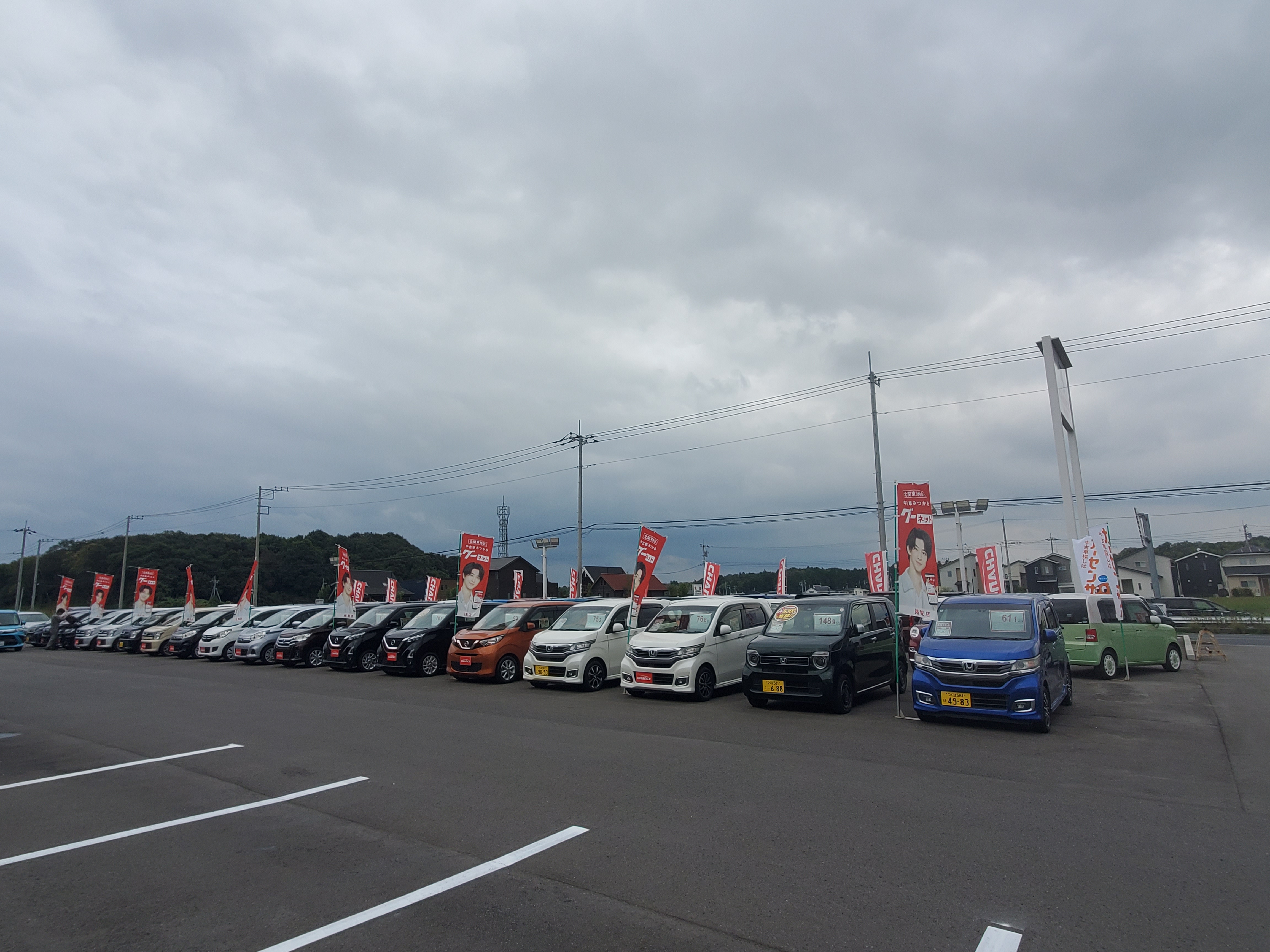 今日は曇り☁