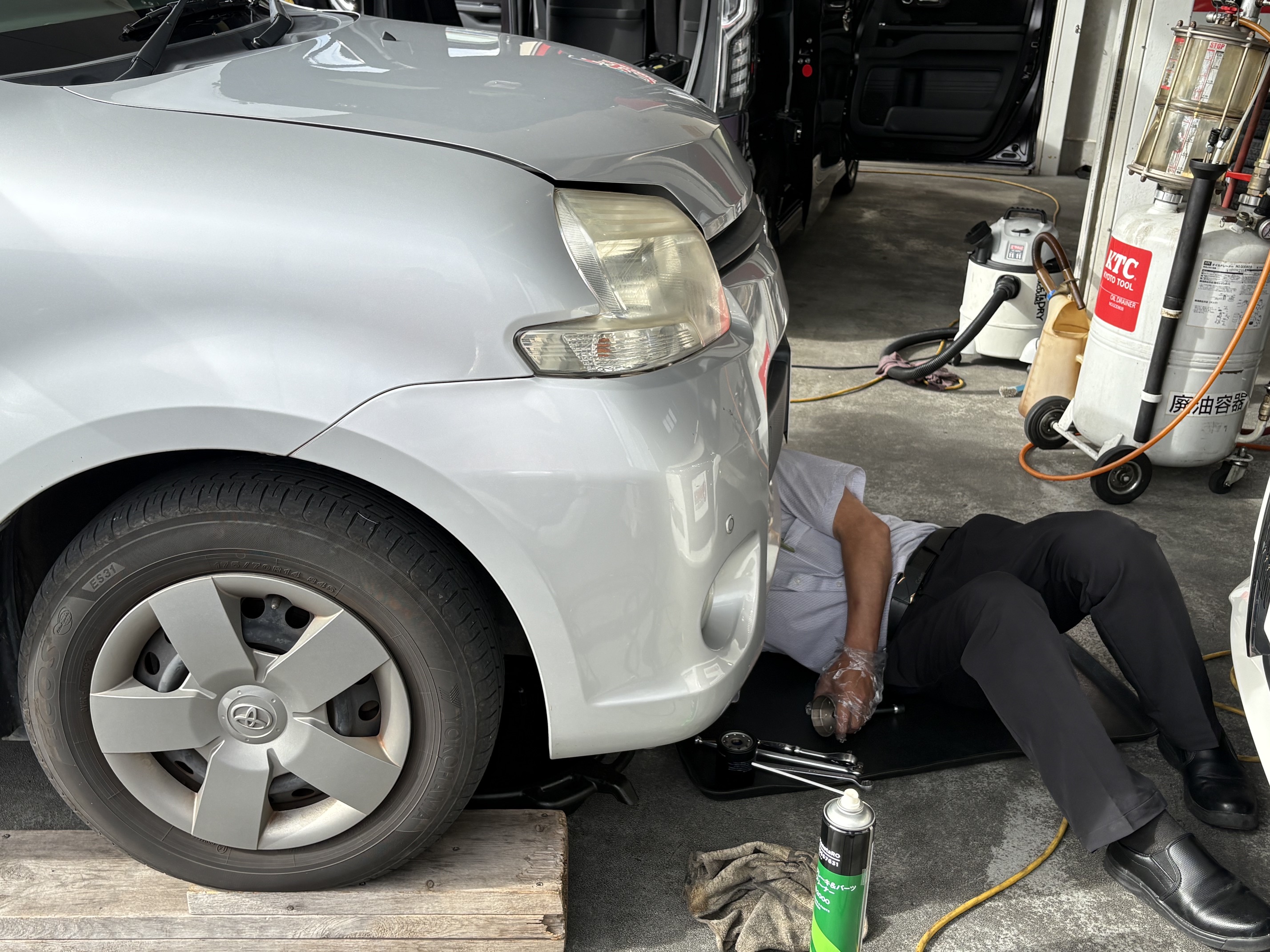 エレメント交換🔧