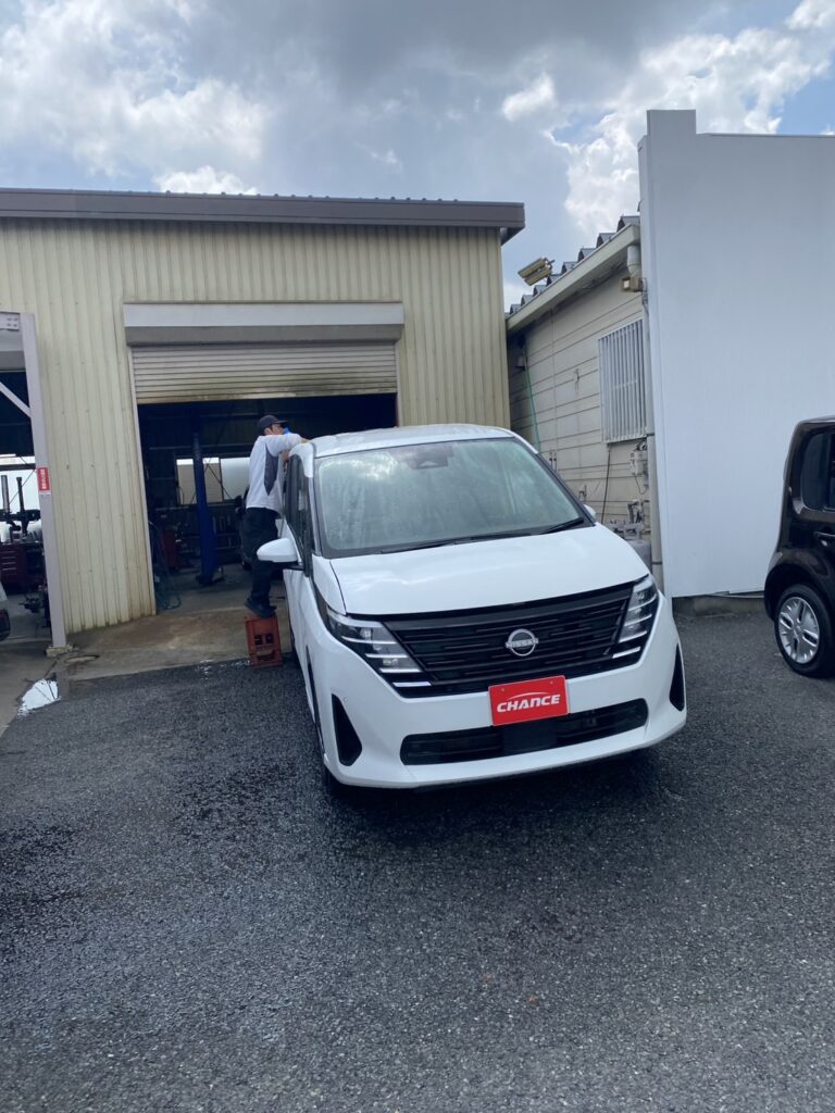入庫車がたくさん