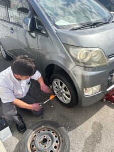 タイヤ交換🔧