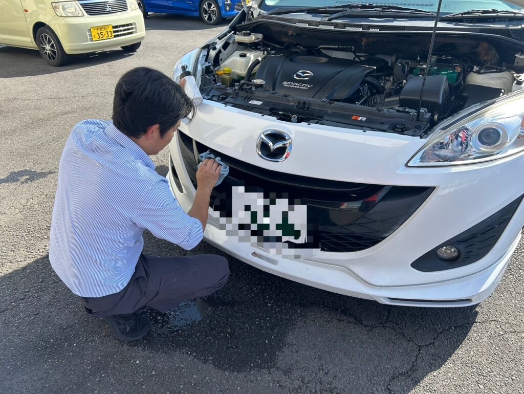 納車準備中🚘