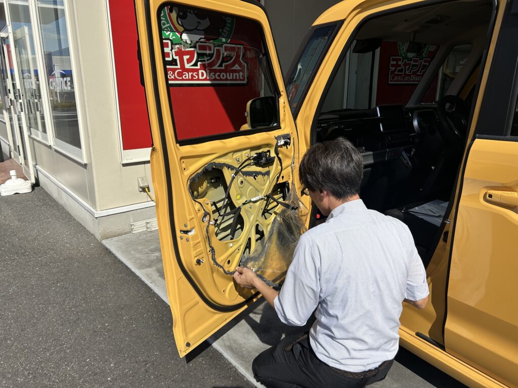 パワーウィンドウ修理🔧